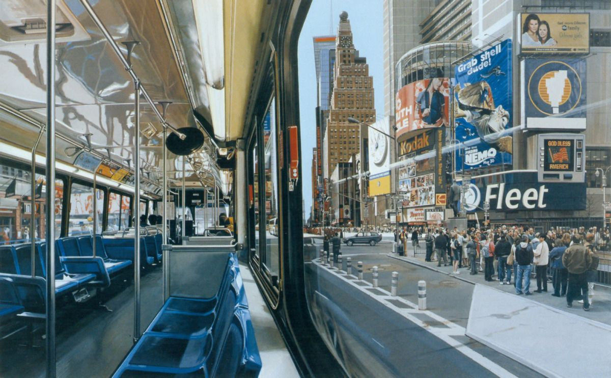 A Typical Photorealistic or Hyperrealistic Painting Richard Estes, New York, NY (February 12, 2015)