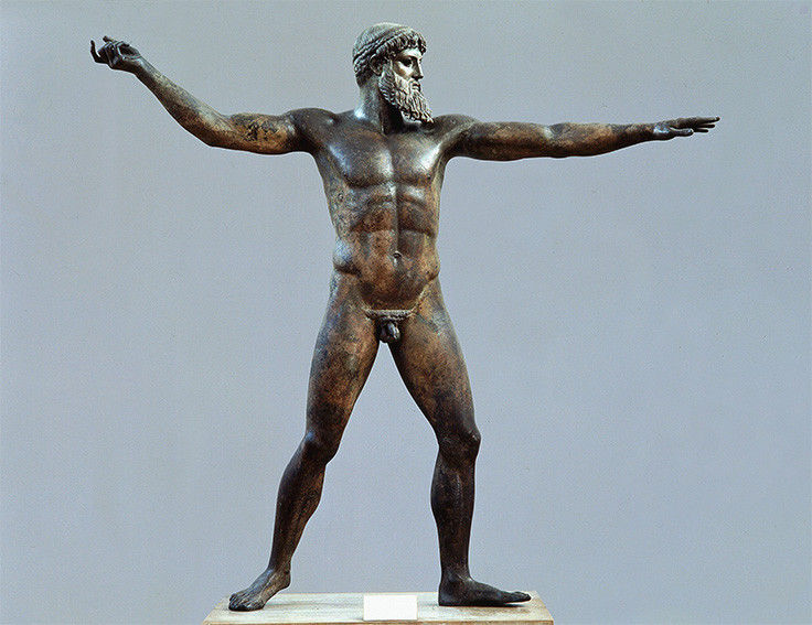 Der Poseidon von Artemision ist eine antike griechische Bronzestatue. Die Statue wurde um 460 v. Chr. errichtet. hergestellt