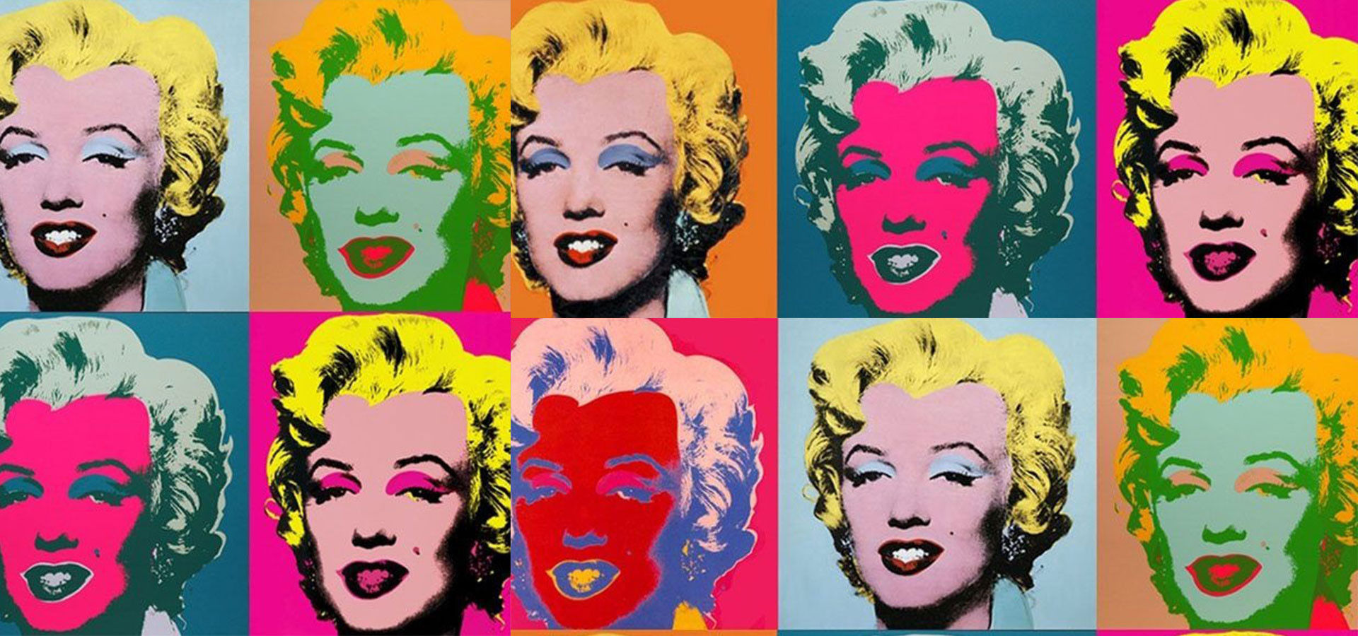 Pop-Art-Beispiel: Marilyn Monroes Diptychon von Andy Warhol