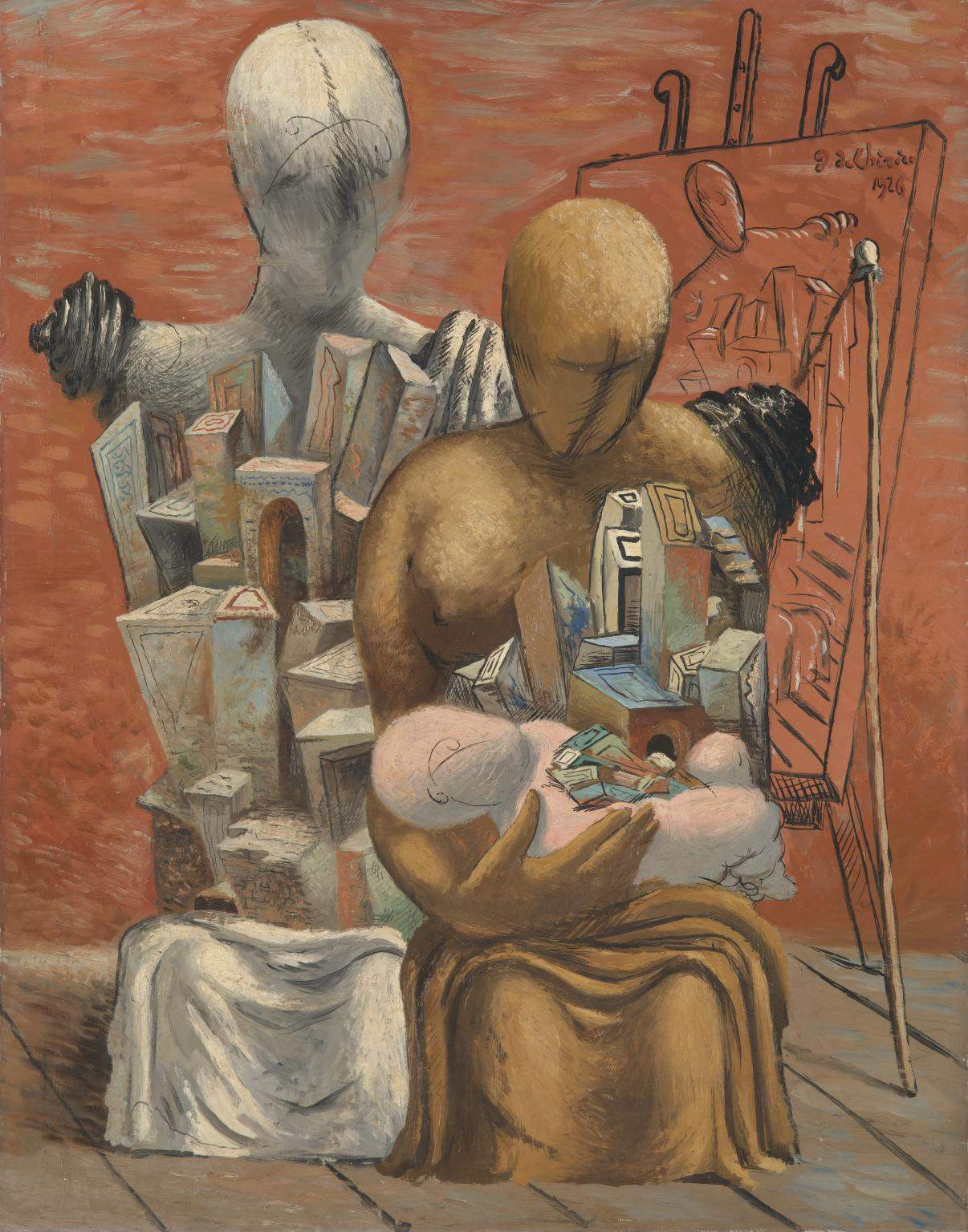 An early magic realistic painting by Giorgio de Chirico, The Painter's Family (1926), Tate