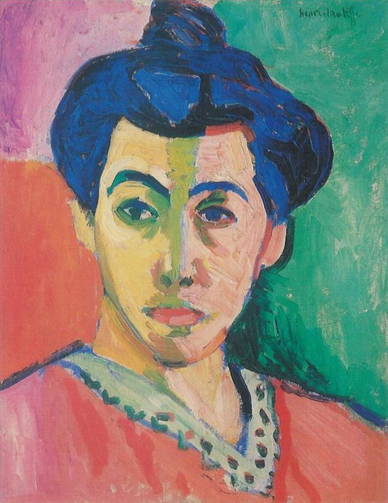 Henri Matisse, Fauvistisches Porträt von Mrs. Matisse/Die Grüne Linie, 1905