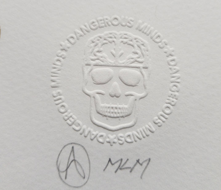 Example of an 'embossing' and a printer's monogram