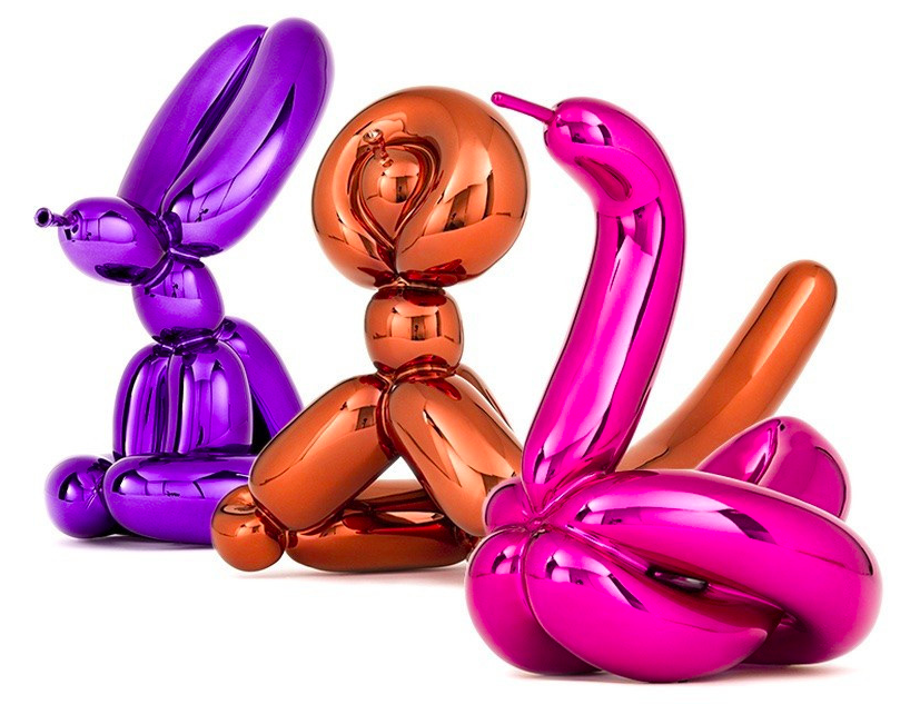 Beispiel für Neo-Pop-Art: „Balloon Animals“ von Jeff Koons, erhältlich bei Gallerease